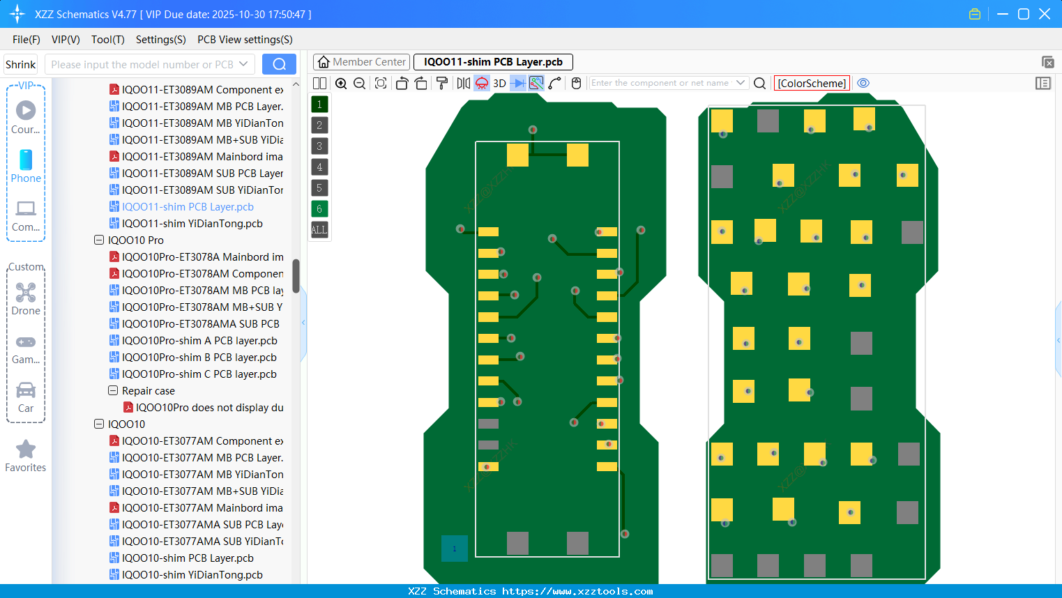 VIVO IQOO11-shim PCB Layer